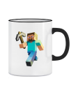 Puodelis Minecraft Steve Puodelis Minecraft Steve